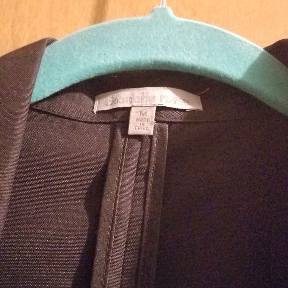 Charlotte Russe open front black blazer - Picture 2 of 3